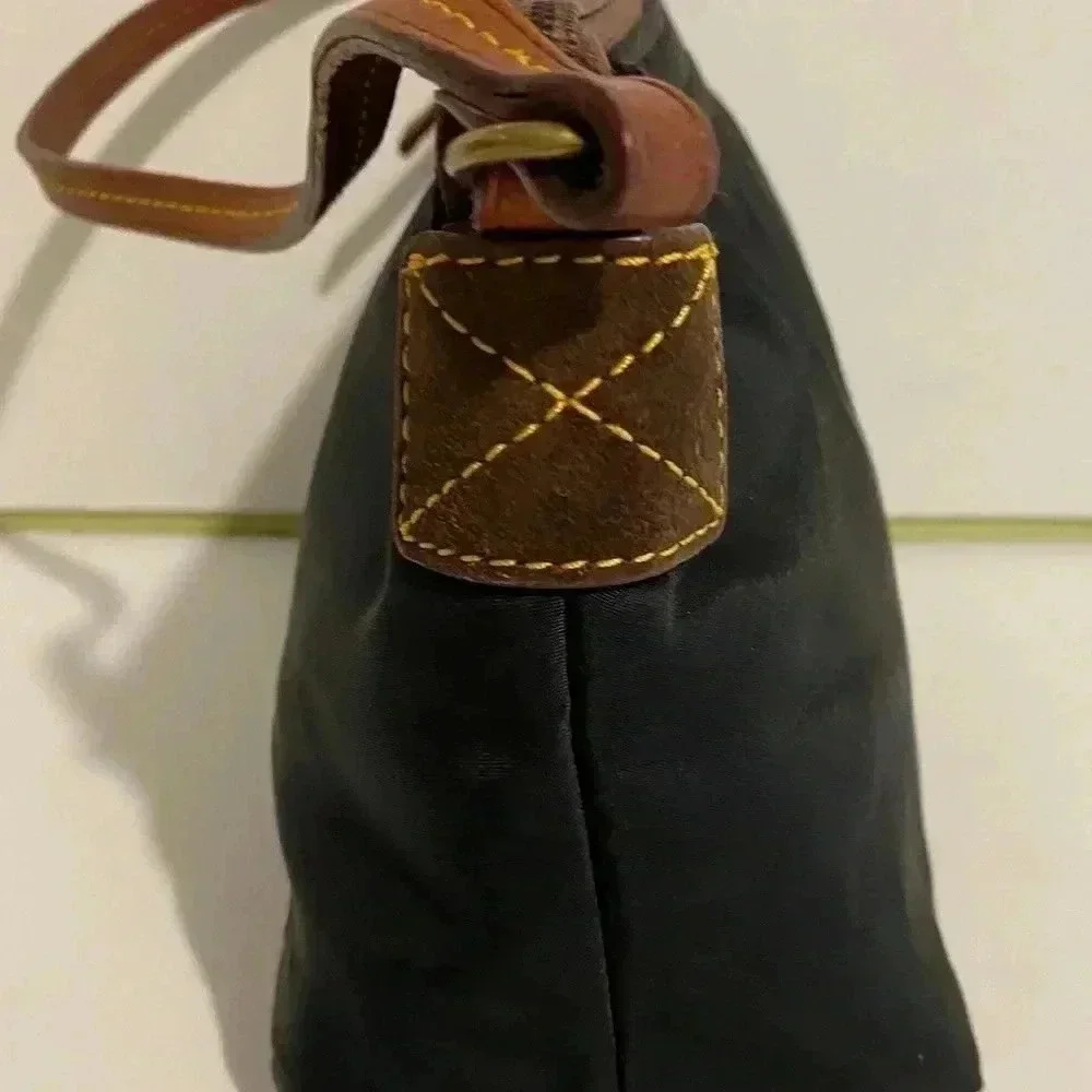 Dooney & Bourke  small Black nylon/  hobo bag